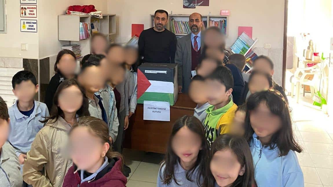 Filistin İçin Okulumuzda Yardım toplandı